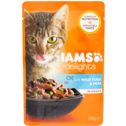 Iams Wild Red Tuna & Peas In Gravy Adult Cat Food
